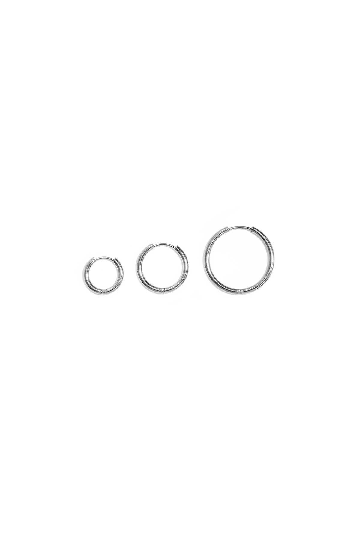Set di orecchini in acciaio inossidabile dalla forma geometrica, semplici, per tutti i giorni, serie Simple, gioielli da donna
