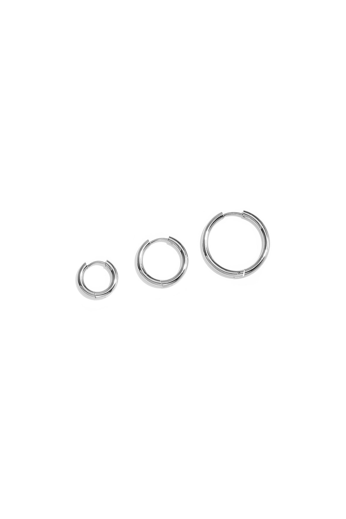 Set di orecchini in acciaio inossidabile dalla forma geometrica, semplici, per tutti i giorni, serie Simple, gioielli da donna