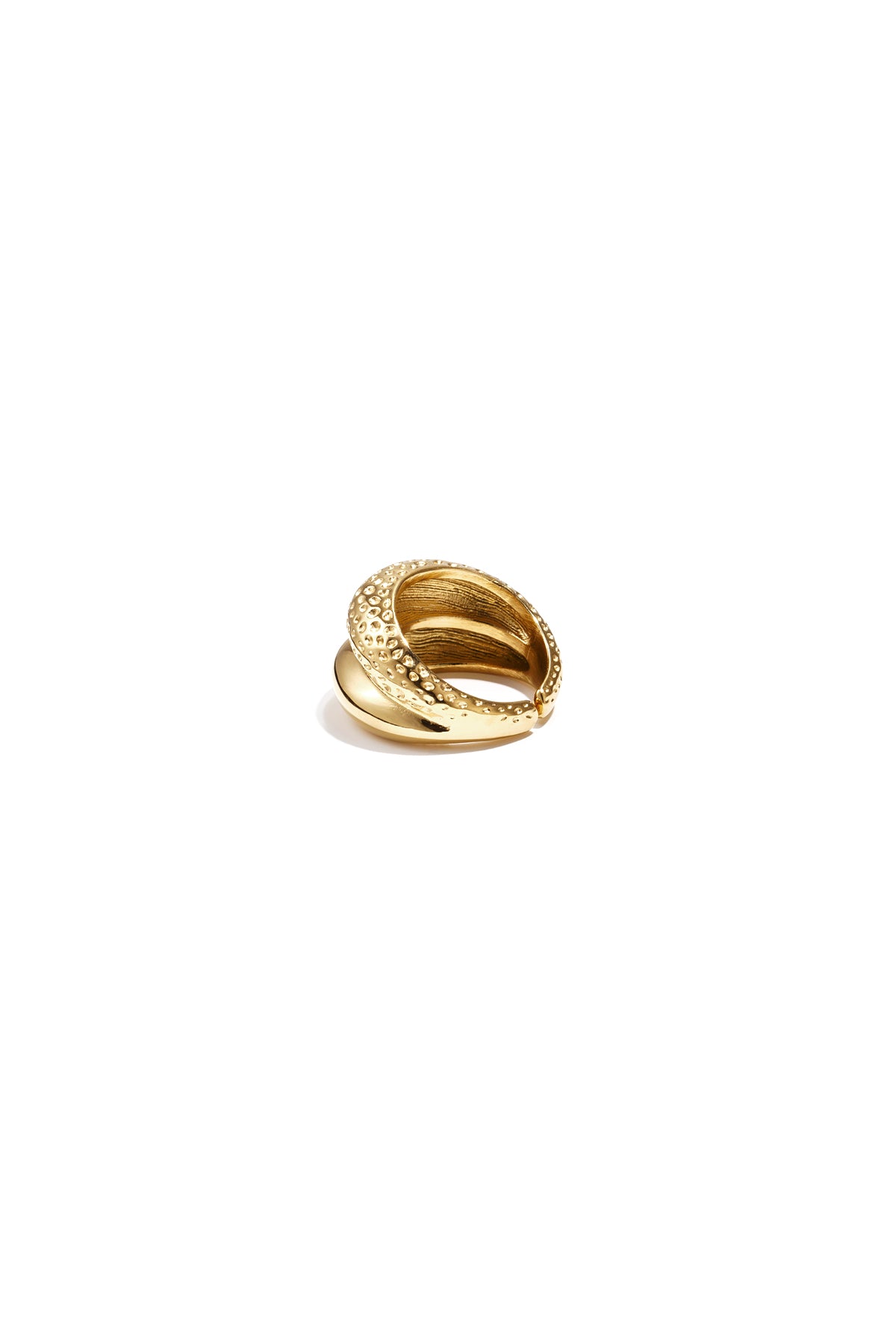 Doppio anello con struttura