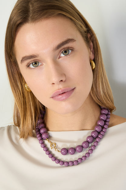 Collana con perle medie-10mm