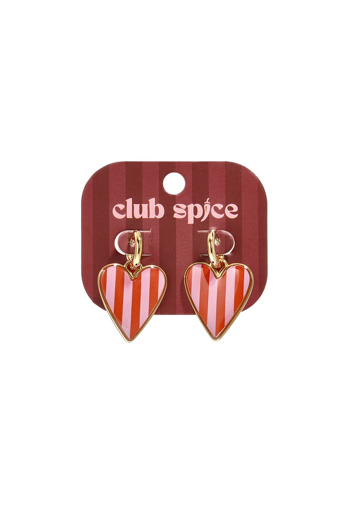 Orecchini pendenti a forma di cuore in acciaio inossidabile, serie Simple Daily Simple, gioielli da donna