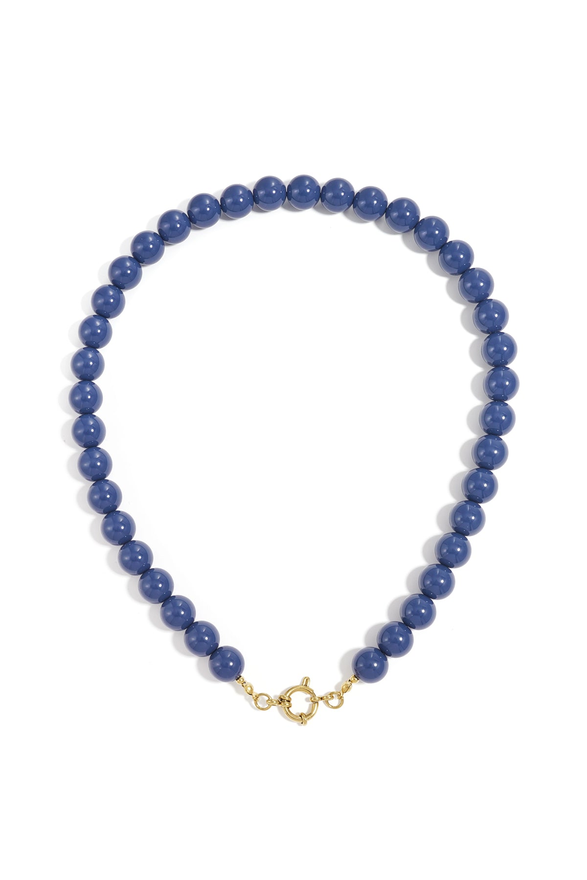 Collana di perline con chiusura frontale - 12 mm