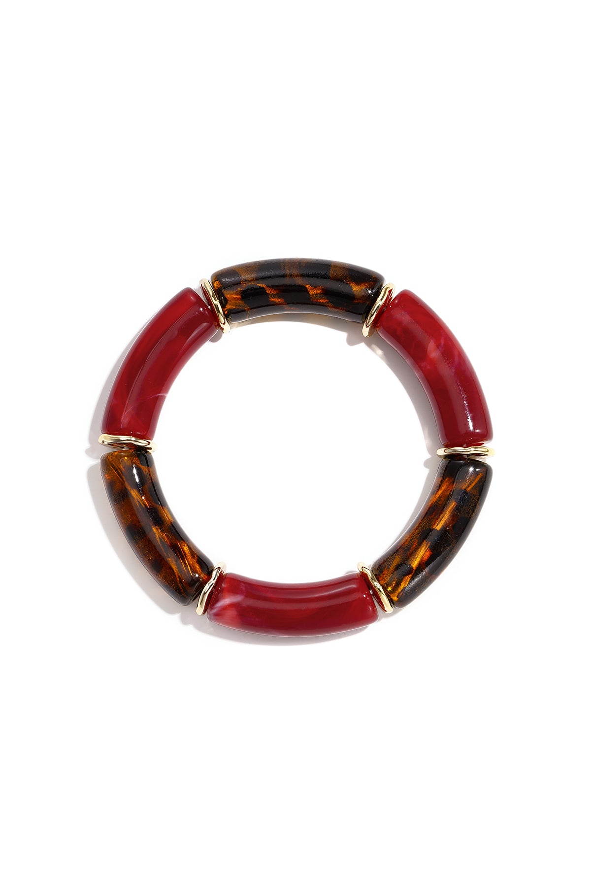 Braccialetti con perline acriliche, perline semplici, serie Simple Daily, gioielli da donna