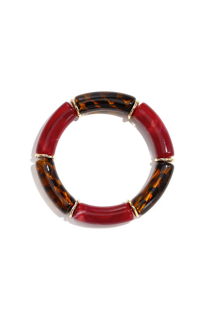 Braccialetti con perline acriliche, perline semplici, serie Simple Daily, gioielli da donna