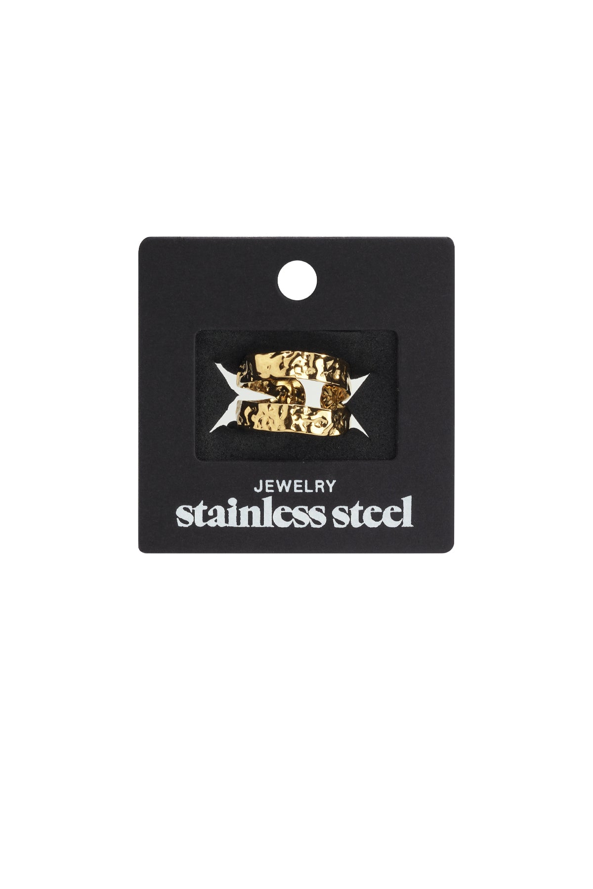 Doppio anello testurizzato