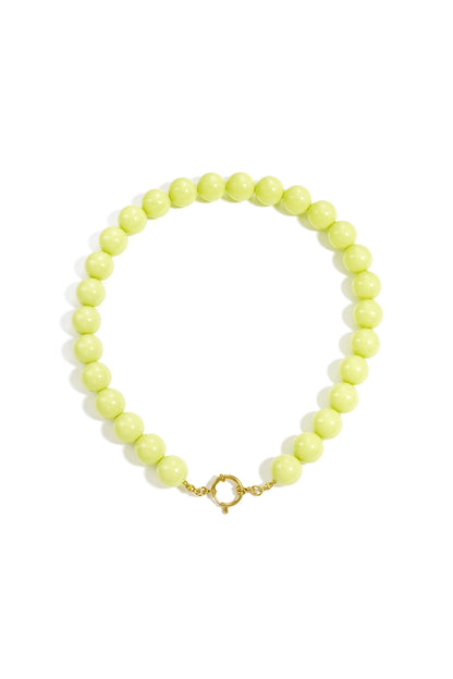 Collana con perle grandi e chiusura frontale-15mm
