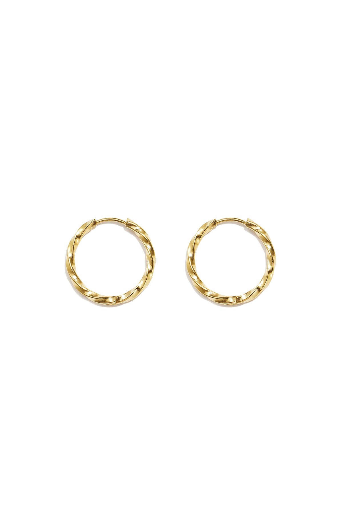 Set di orecchini in acciaio inossidabile, modello Circle Simple, serie Daily Simple, gioielli da donna