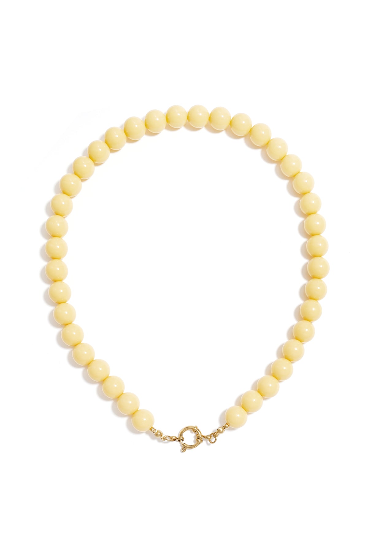 Collana di perline con chiusura frontale - 12 mm