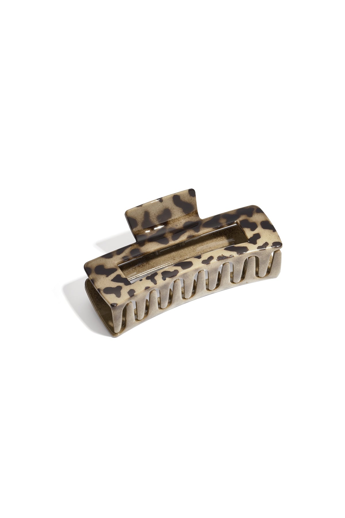 Fermagli per capelli con stampa leopardata, accessori quotidiani in plastica