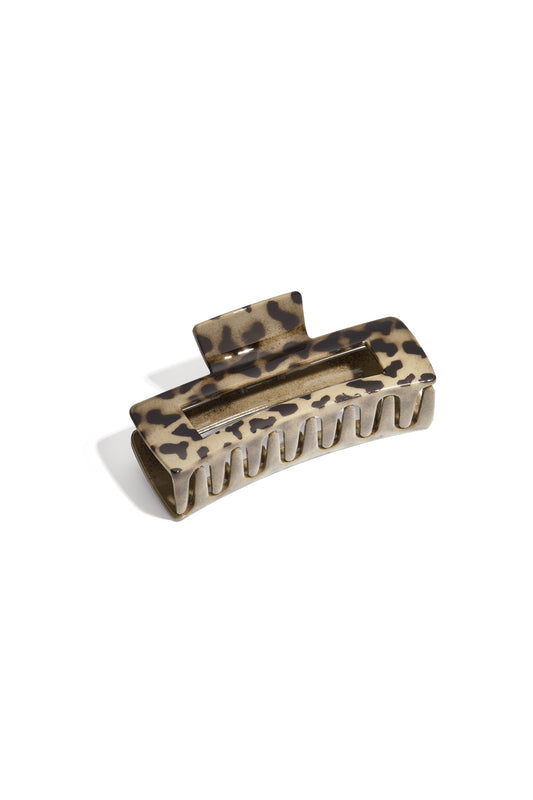 Fermagli per capelli con stampa leopardata, accessori quotidiani in plastica
