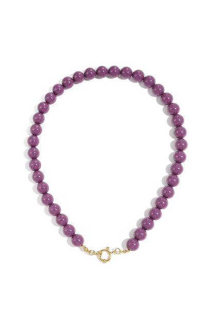 Collana di perline con chiusura frontale - 12 mm