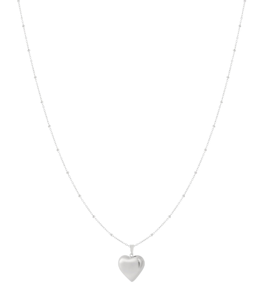 Collane con ciondolo in acciaio inossidabile a forma di cuore casual quotidiane