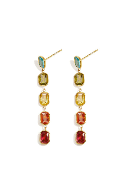 Orecchini pendenti in acciaio inossidabile, forma geometrica, eleganti, perfetti per feste e occasioni speciali, serie di lusso, gioielli da donna.