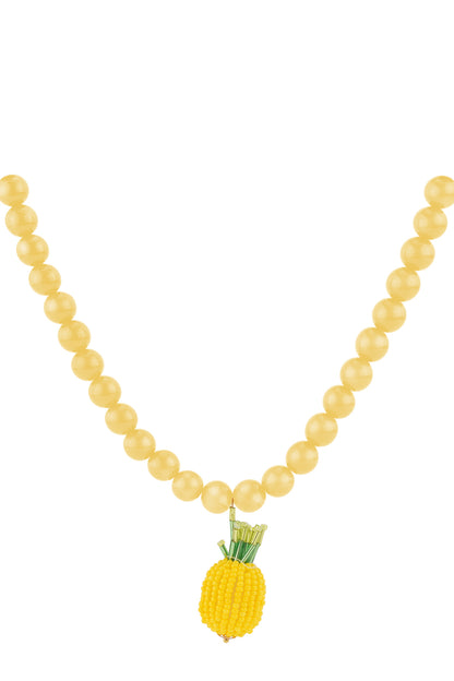 Collana con perle medie-10mm